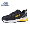Zapatos de seguridad laboral de verano con punta de aluminio antideslizantes para trabajadores de logística L-7609 Amarillo