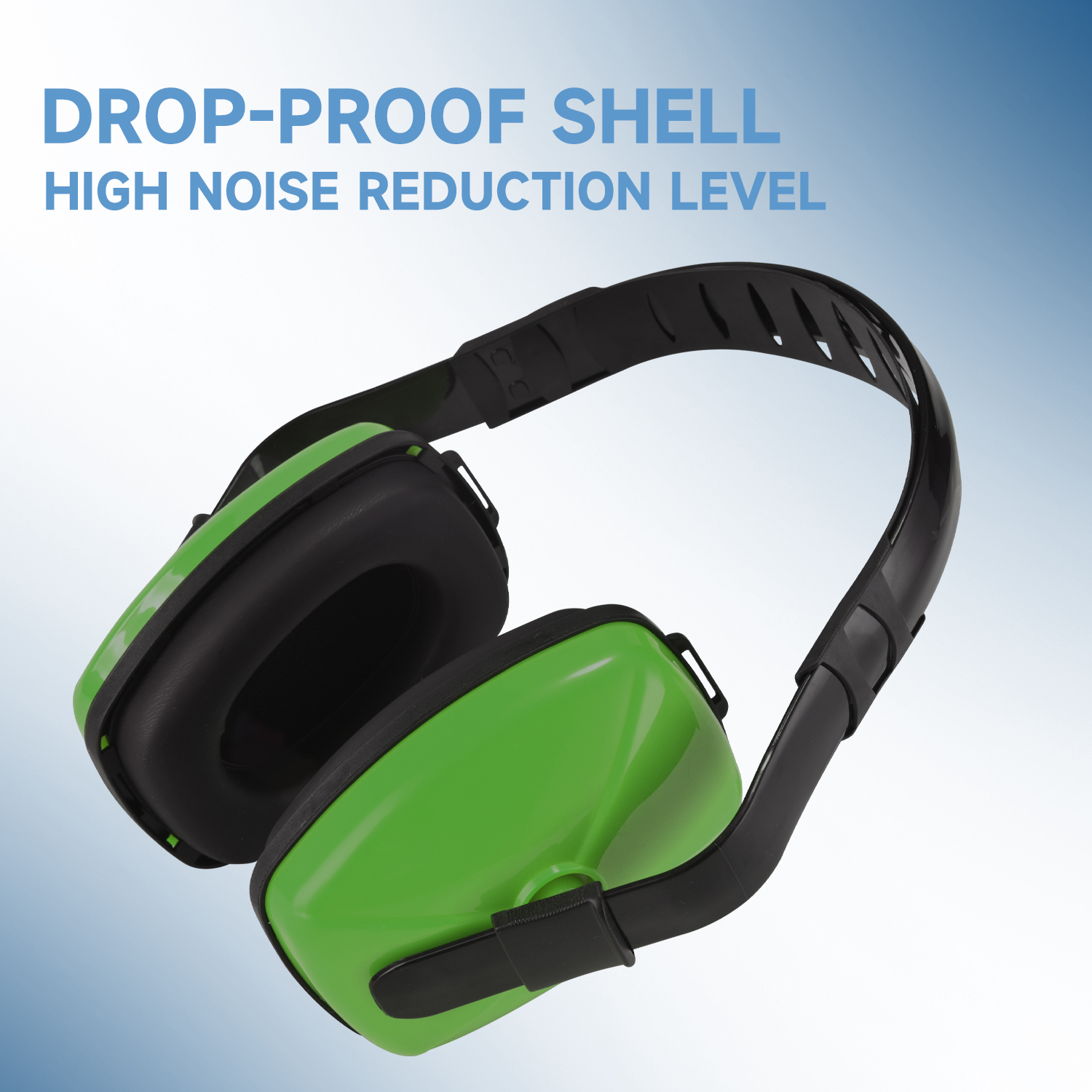  Ayudas de cancelación de ruido de muffs de oído protectores EM-5003 Green