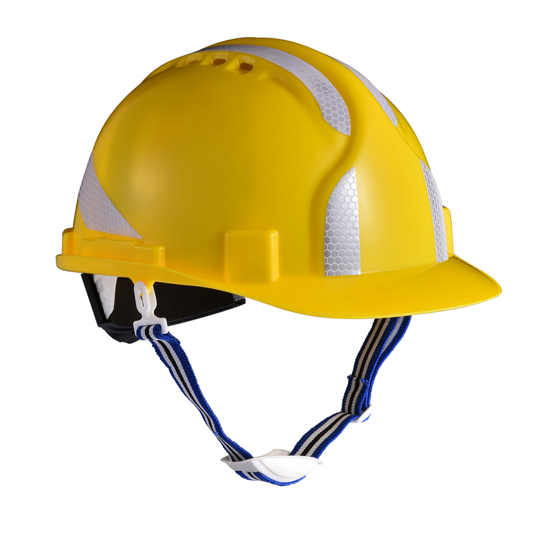 Casco de seguridad de estilo americano W-036 Amarillo