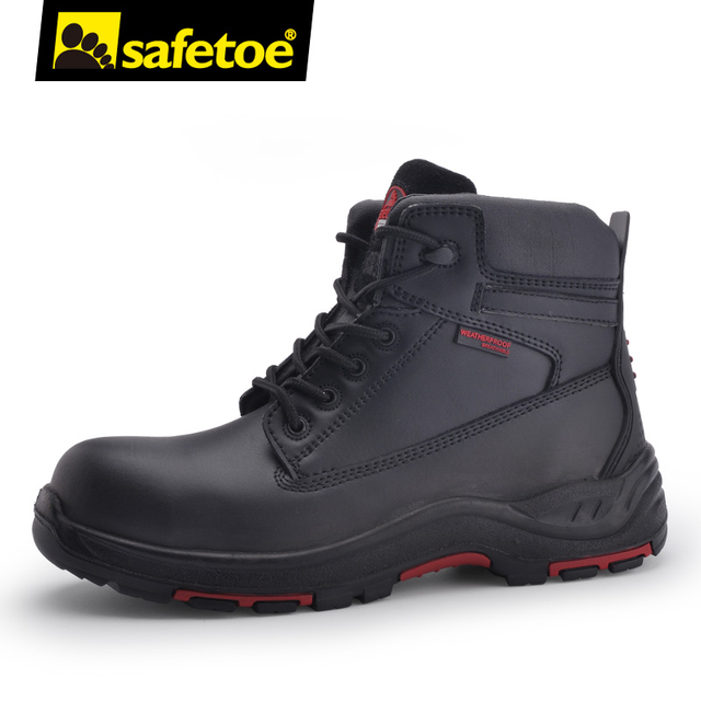 Zapatos de seguridad ESD antiestáticos eléctricamente conductores resistentes al aceite y al ácido M-8370