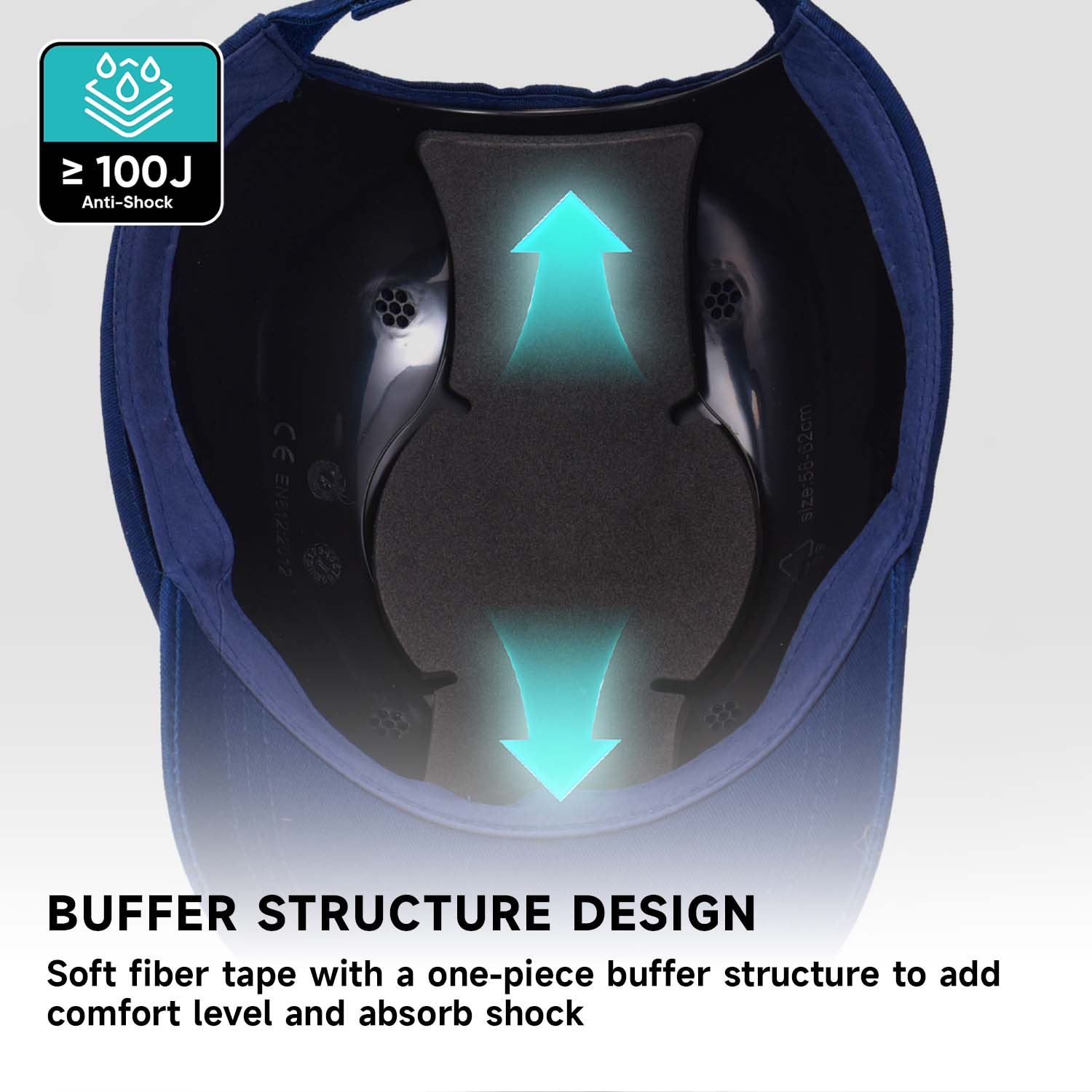Light Sport Safety Cap-001 Azul