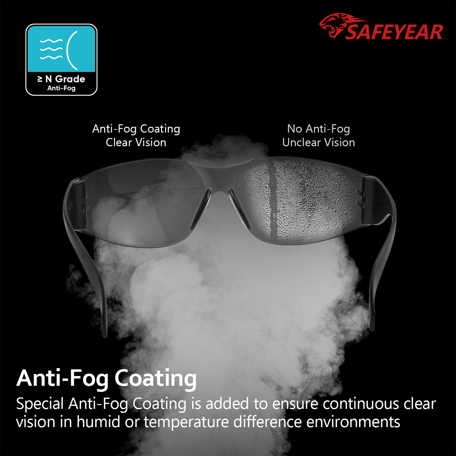 Gafas de sol de seguridad protectores SG001 Negro