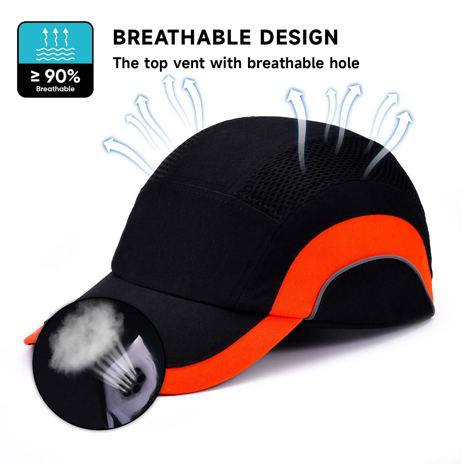 Capitán de seguridad deportiva atlética WH001 Naranja oscura