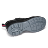 Zapatos de Trabajo Mujer Piel Vacuno Negro con Puntera de Acero de Seguridad L-7508 Liso