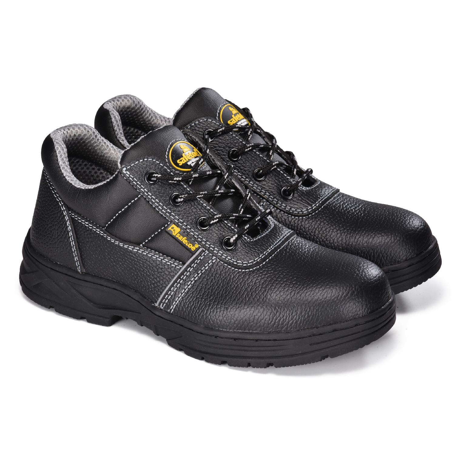 Zapatos de trabajo de seguridad con punta de acero para minería L-7006RB