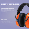 ABS Protección auditiva Muffs Protectores Protecting Muffs Ready Stock FM-1B Naranja