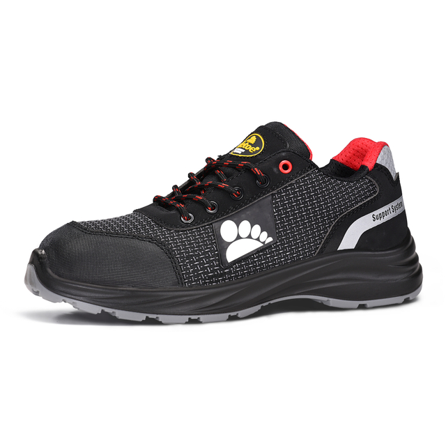Zapatos de seguridad PU-Tek S1P livianos con punta compuesta y placa Kevlar L-7512
