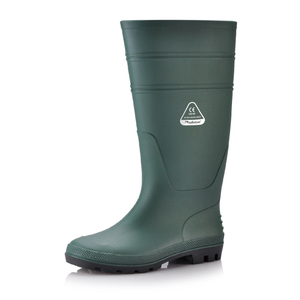 PVC BOTAS DE LLUVIA DE GUMA W-6036 Verde