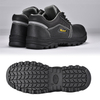Industria de refinería de petróleo zapatos de seguridad de cuero de vaca L-7163RB