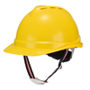 Casco de seguridad industrial amarilla W-002