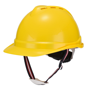 Casco de seguridad industrial amarilla W-002