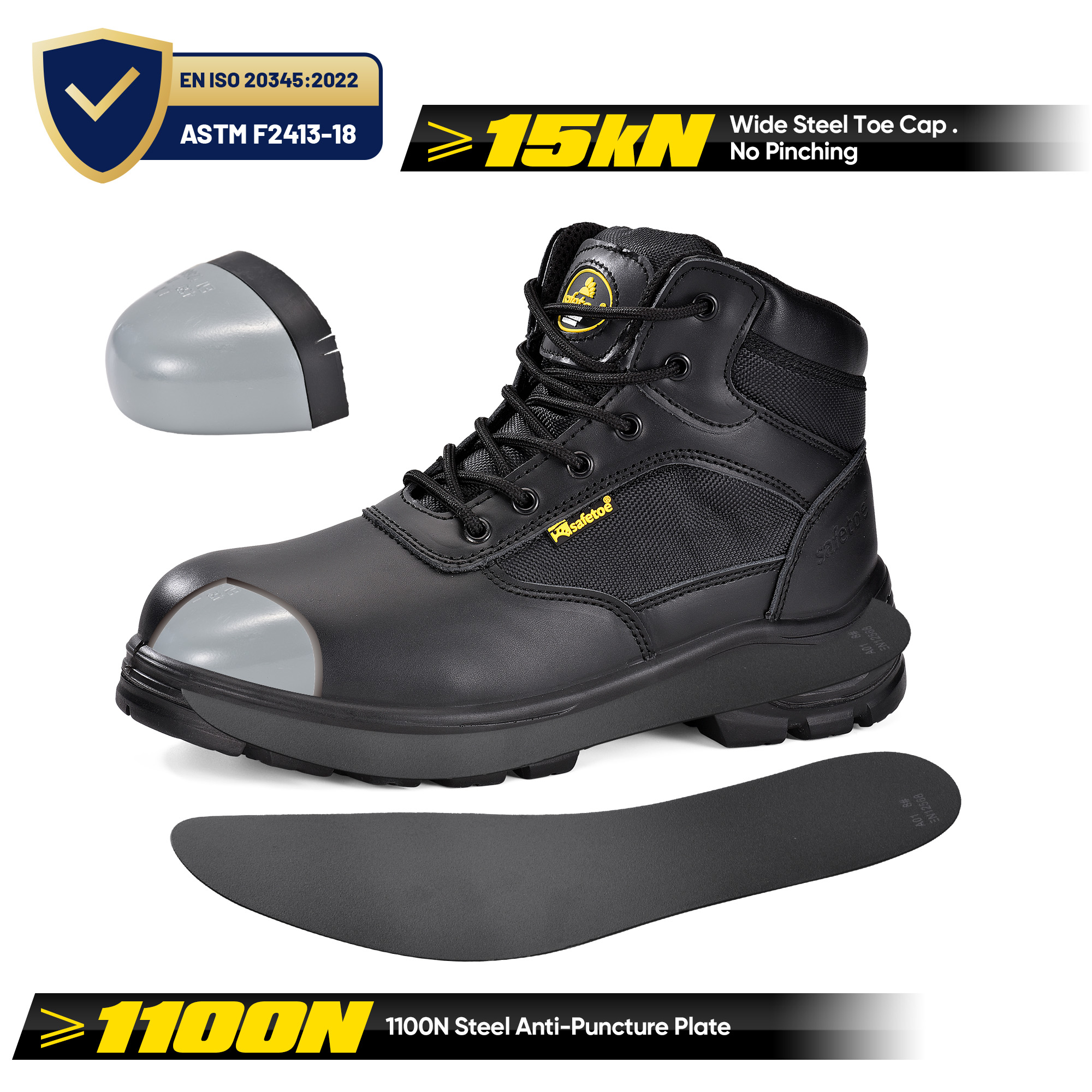 Botas de trabajo de diseño táctico M-8515