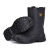 Botas de seguridad de punta de acero resistente a la industria de campo petrolero H-9430