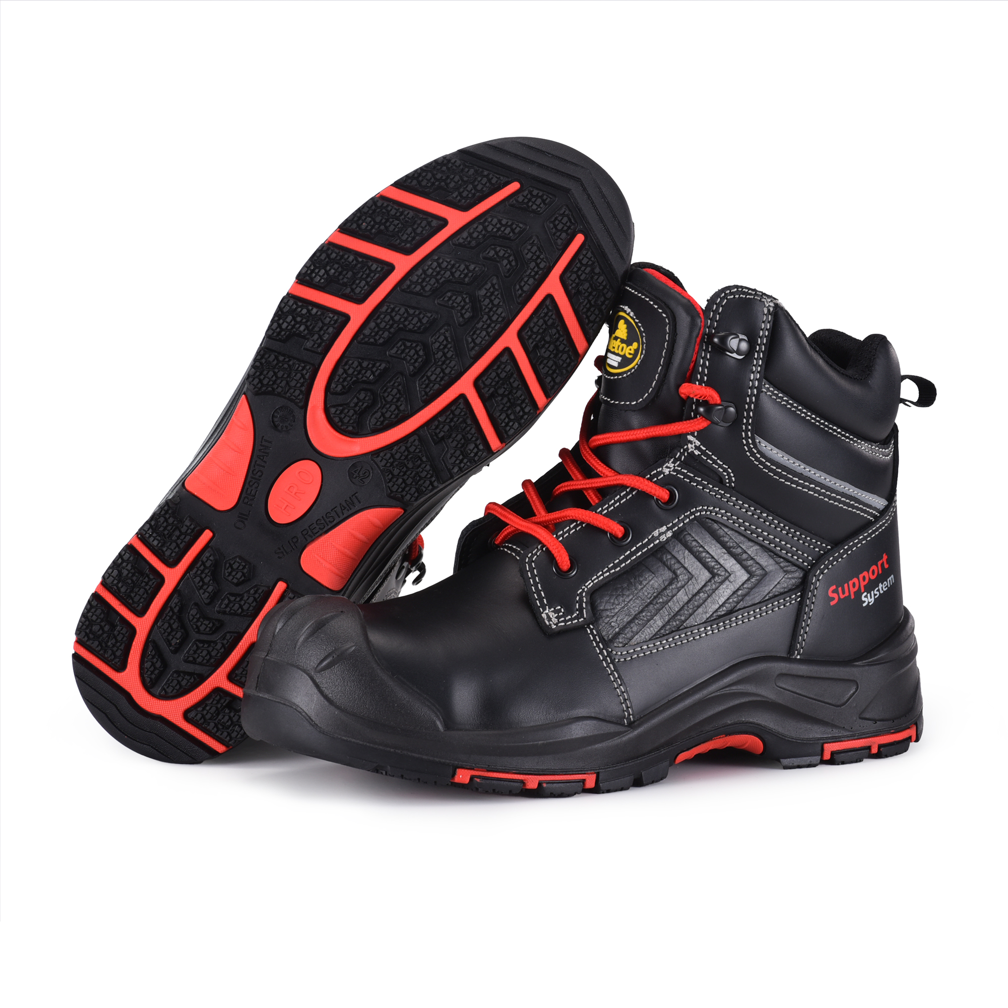 Botas de trabajo pesadas impermeables Toe compuesto M-8586