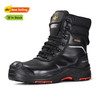 Botas de trabajo resistentes al aceite Botas de trabajo de revestimiento de membrana resistente al agua para hombres trabajadores H-9552
