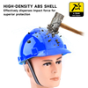 Helmets de seguridad industrial azul W-003