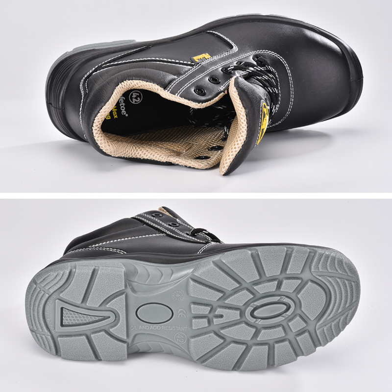 Zapatos de seguridad de alta calidad con dedos compuestos para trabajadores de la construcción M-8371