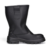  Botas industriales y de construcción de punta de acero para hombres que trabajan H-9430 Negro