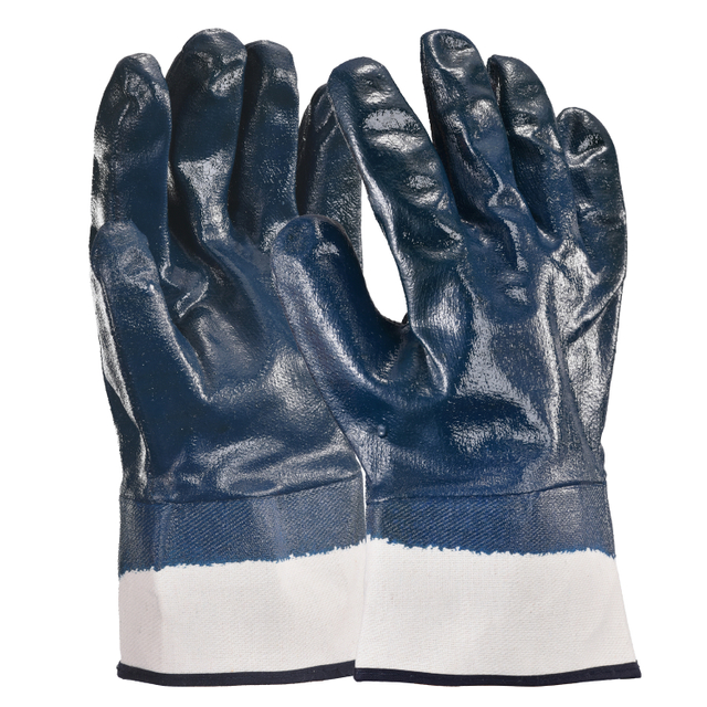 Guantes de trabajo resistentes recubiertos de nitrilo FD1288