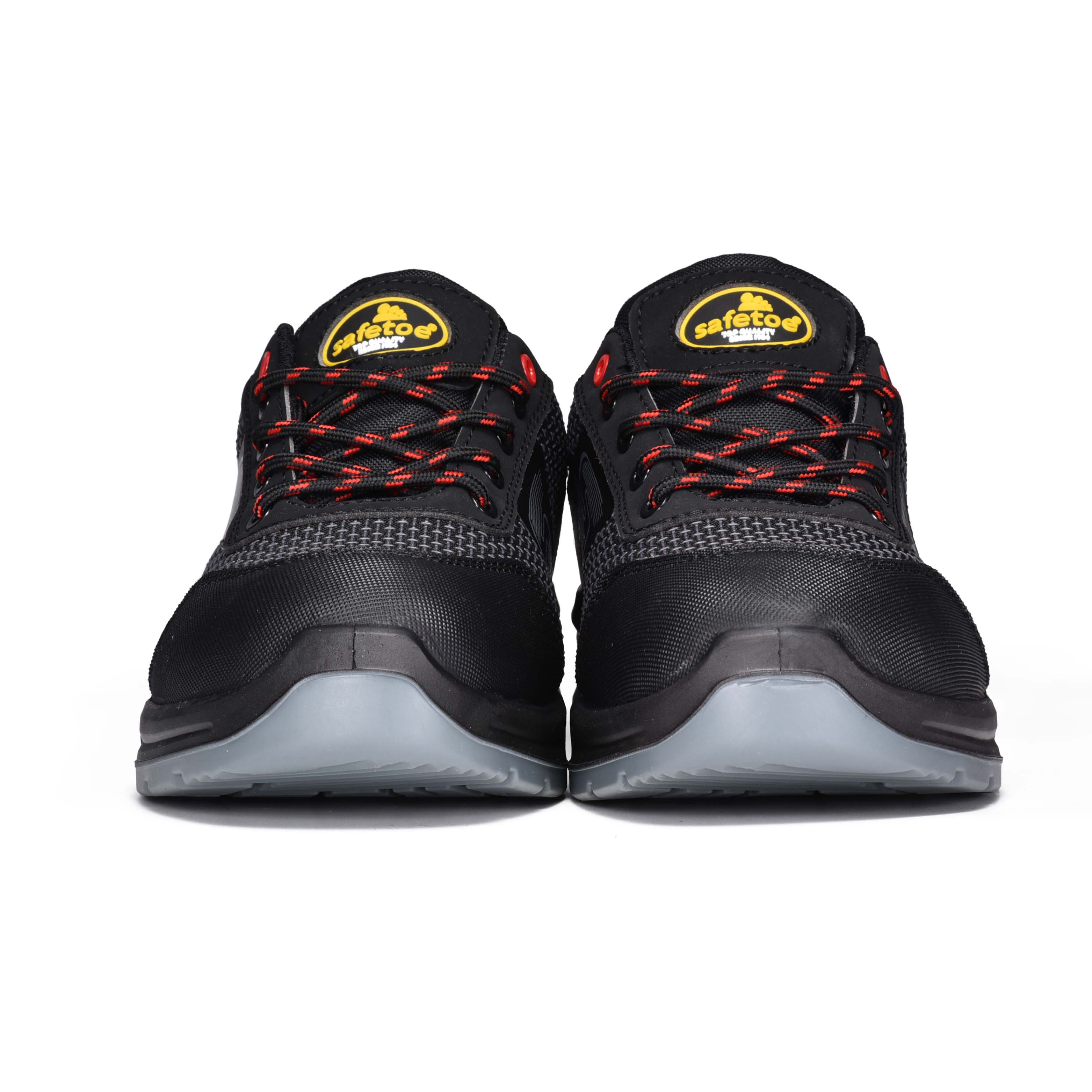 Zapatos de seguridad ligeros PU-TEK S1P con puntera compuesta y placa de Kevlar L-7512