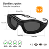 Gafas de seguridad antivaho ultracómodas con espuma interior acolchada | ANSI Z87.1 y EN166 SG002 Negro