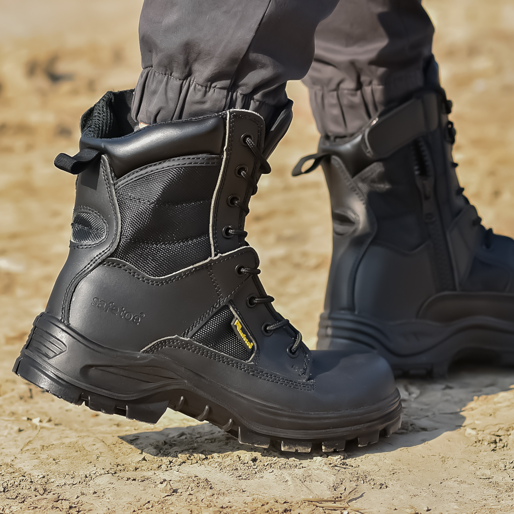 Botas de trabajo del ejército táctico de OB BOTAS POLICÍA Policía Militares sobre Botas de trabajo de seguridad de guardia H-9438OB