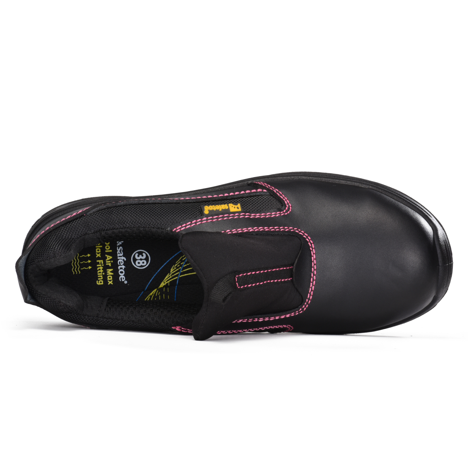 Tapa de punta de acero S3 de corte bajo zapatos de seguridad sin lentes L-7525 Lady