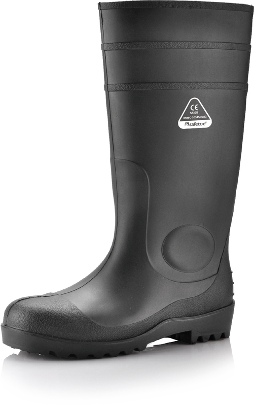 S5 Botas de seguridad de lluvia W-6037 Negro