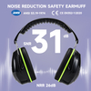 ABS Protección auditiva Muffs de orejas Protective Muffs Ready Stock FM-1B Verde