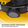 Casco de seguridad industrial amarilla W-002