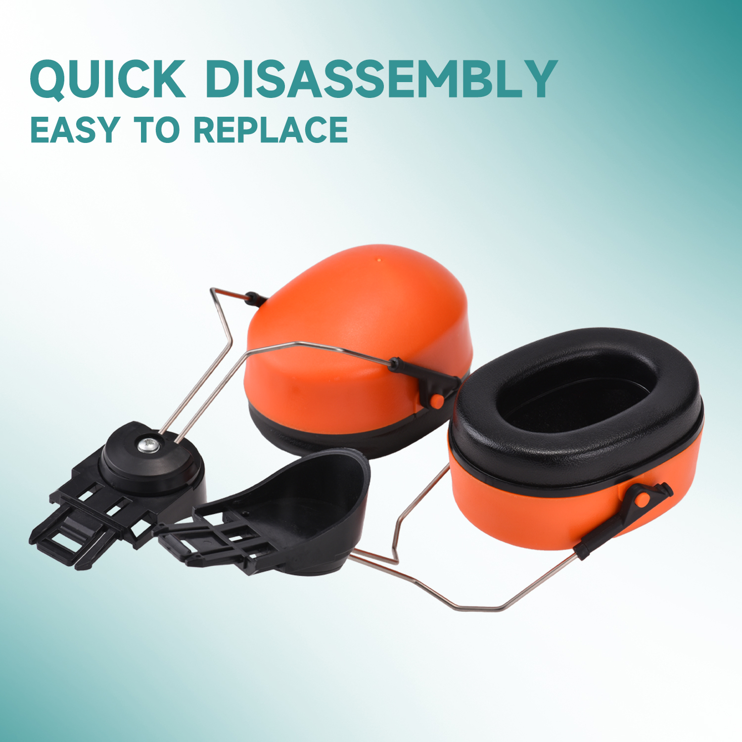 Muffs de oído de alta calidad E-2008d naranja