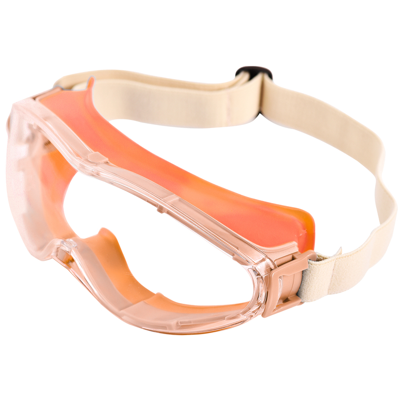 Gafas de seguridad laboral antivaho KS504 Naranja