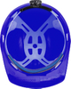 Casco de Construcción y Seguridad Vial W-001 Azul