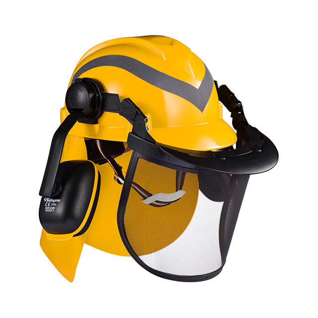 Helmets de seguridad de protección del escudo facial M-5009 Amarillo