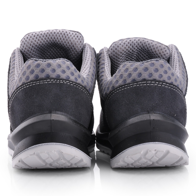 Zapatos de trabajo de seguridad antideslizantes para mujer con protección metatarsiana y ultraligeros de construcción 