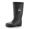 Botas de goma de goma impermeables W-6038 negro