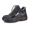 Botas de trabajo de soldadura Botas de trabajo negras de goma PU M-8027PR