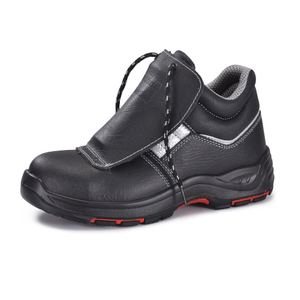 Botas de trabajo de soldadura Botas de trabajo negras de goma PU M-8027PR MP