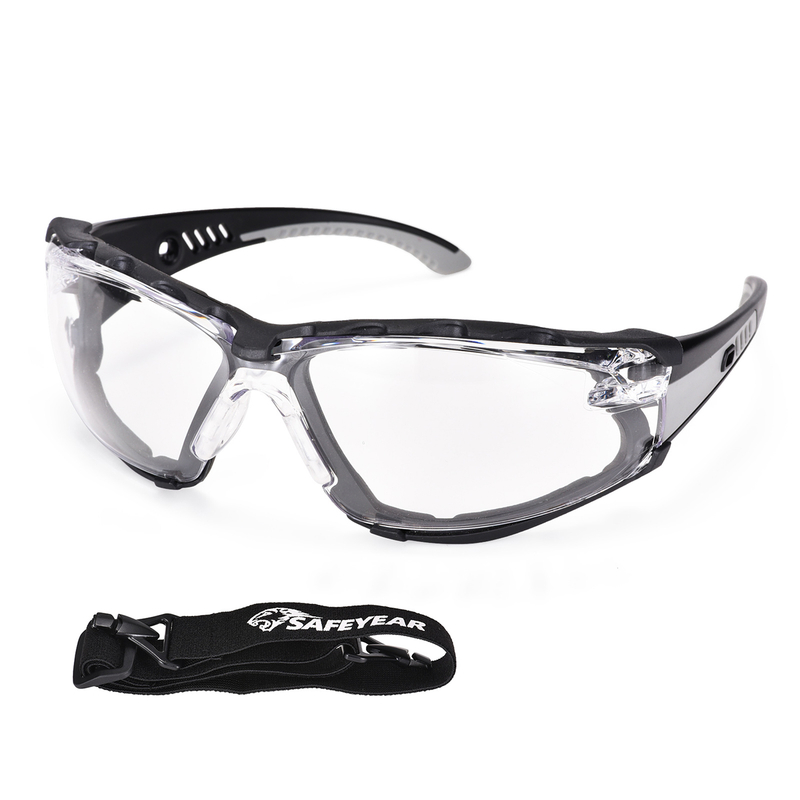 Gafas industriales Gafas de seguridad protectores para mujeres SG037 Negro