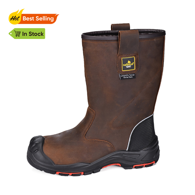 S3 Boots de la industria del petróleo Botas de trabajo Rigger de seguridad H-9437 