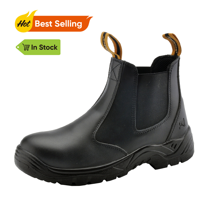 Botas de trabajo Chelsea sin cordones Ready Stock M-8025