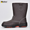 Botas de seguridad marrón de rodilla alta Safetoe H-9001