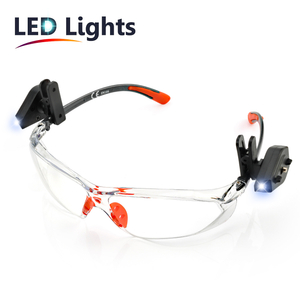Gafas de seguridad con lentes transparentes de alta calidad SG003 Naranja