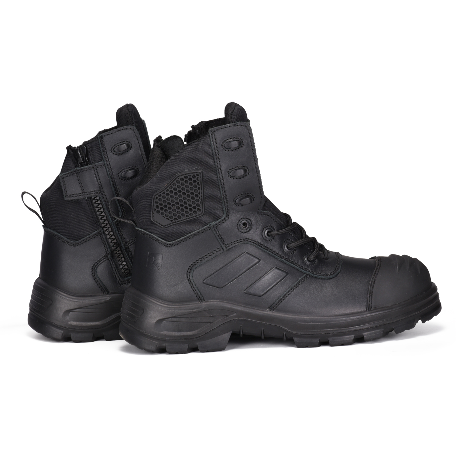 Diseño postal de alta calidad Botas de trabajo industrial Safey M-8578 Negro