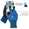 Guantes de trabajo de construcción Guantes de trabajo de seguridad resistentes a cortes PD8045 Azul