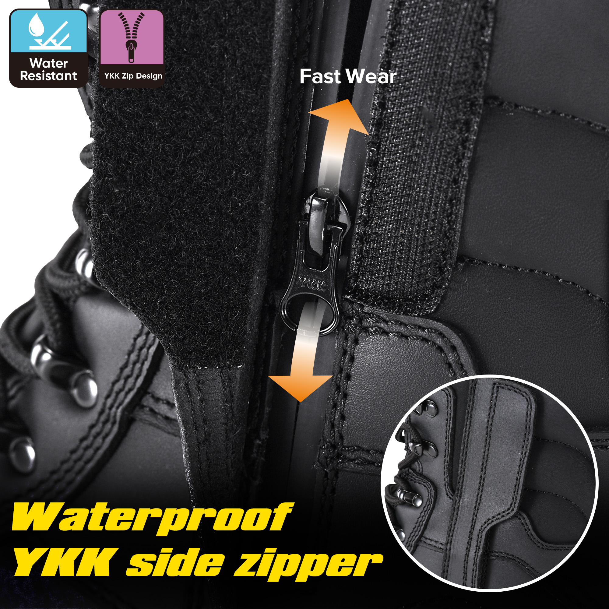 Safetoe Botas de seguridad de invierno IceGrip Arctic-Zip H-9552 IceGrip