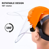 Escudo de cara de seguridad de construcción M-5002 naranja
