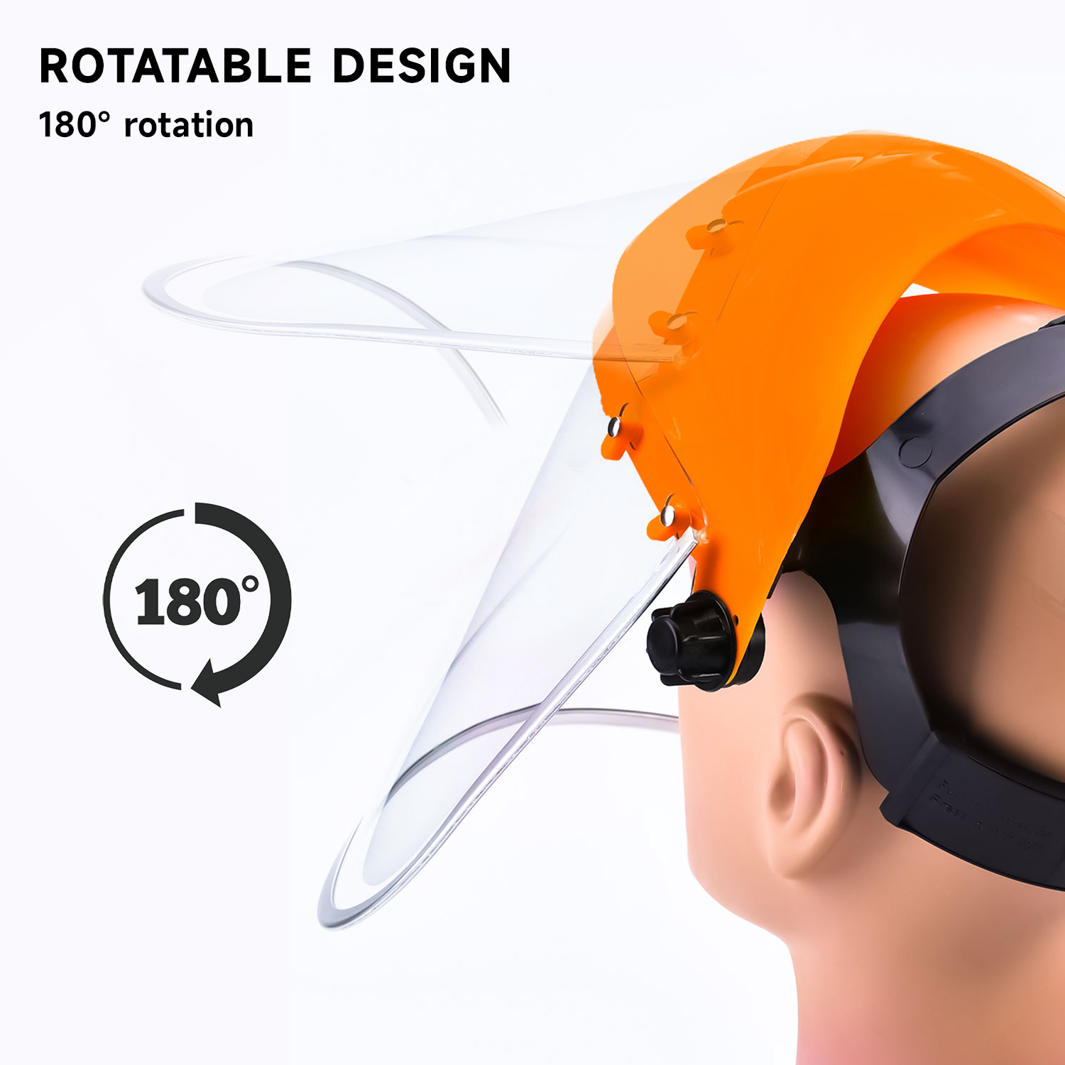 Escudo de cara de seguridad de construcción M-5002 naranja