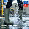 Botas de seguridad de PVC impermeables W-6037 verde