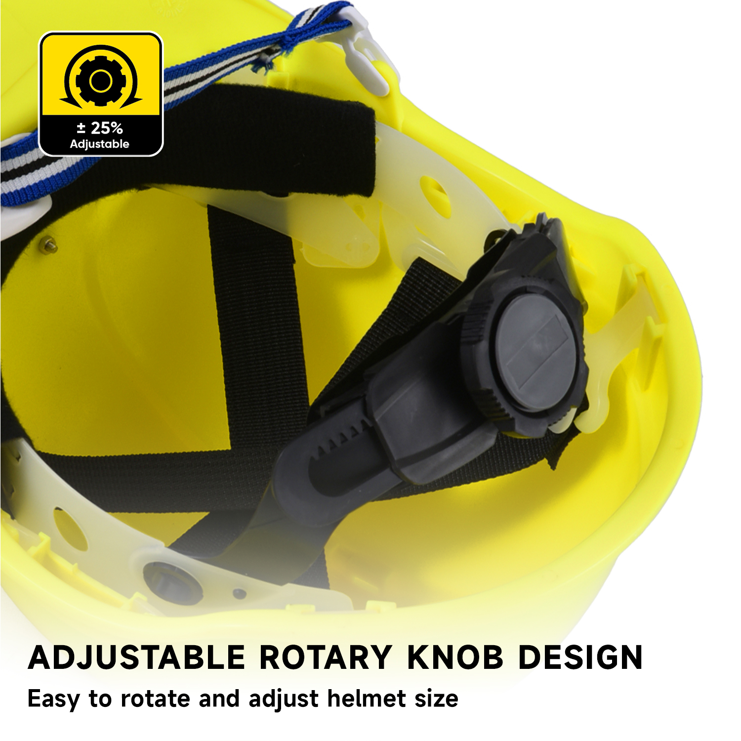 Construcción del casco Hat Hard ABS CE APROBADO CELMETS W-018 Amarillo